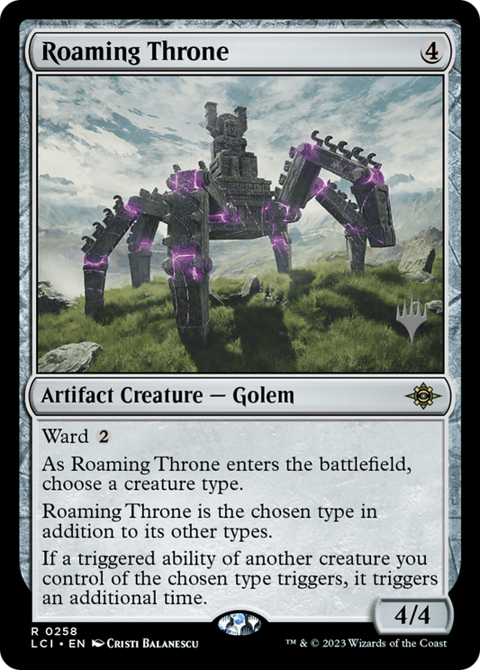 Roaming Throne (Promo Pack) [The Lost Caverns of Ixalan Promos] Foil