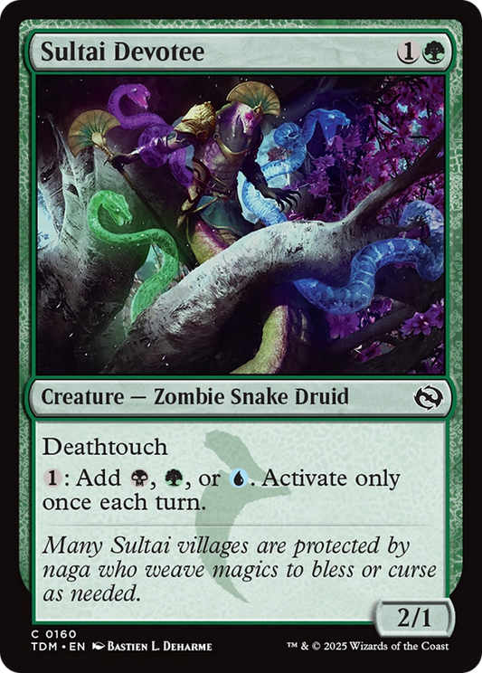 Sultai Devotee (160) - Tarkir: Dragonstorm