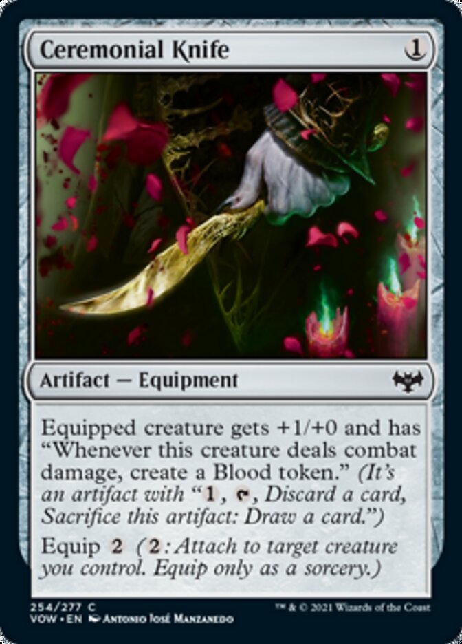 Ceremonial Knife [Innistrad: Crimson Vow] | Silver Goblin