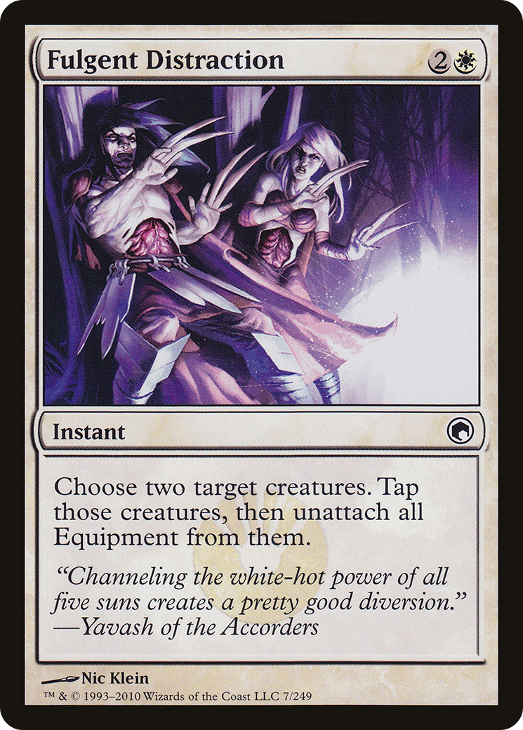 Fulgent Distraction [Scars of Mirrodin] Foil