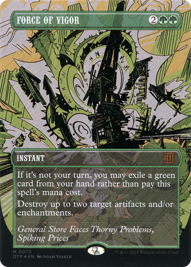 Force of Vigor(Borderless) Foil (073)
