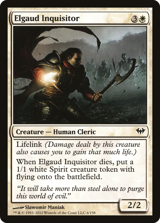 Elgaud Inquisitor [Dark Ascension] Foil