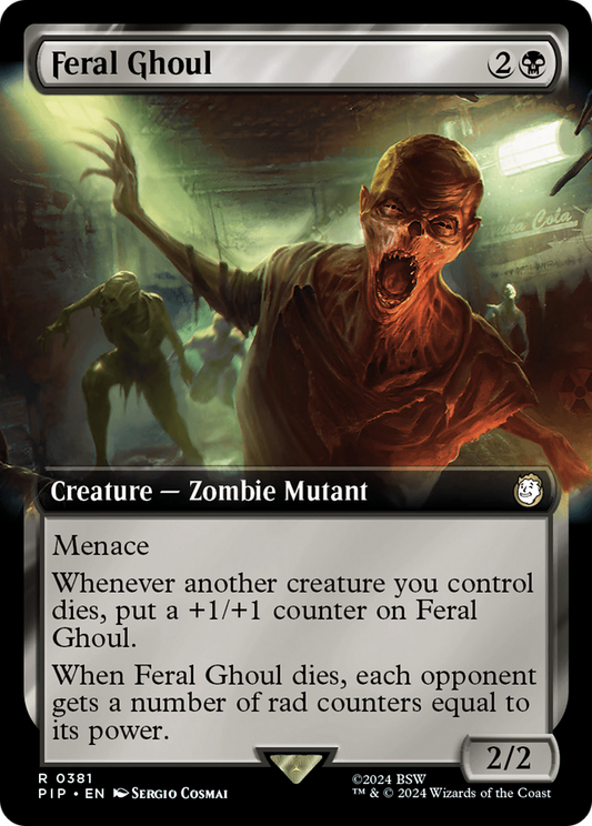 Feral Ghoul (Extended Art) [Fallout] Foil