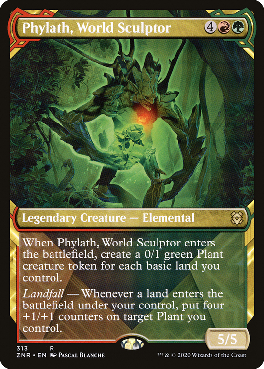 Phylath, World Sculptor (Showcase) [Zendikar Rising] Foil