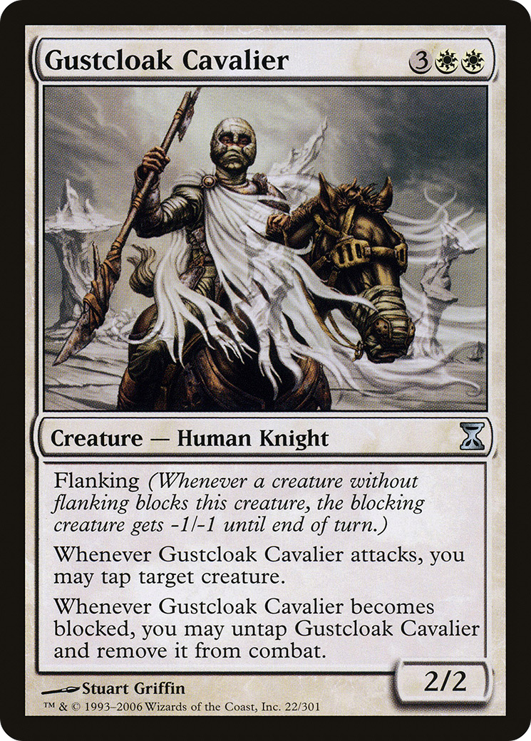 Gustcloak Cavalier [Time Spiral] Foil