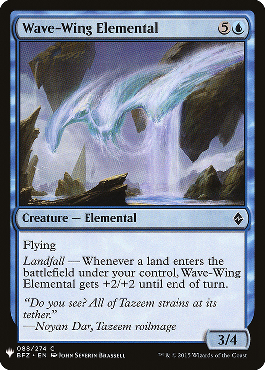 Wave-Wing Elemental [Mystery Booster]