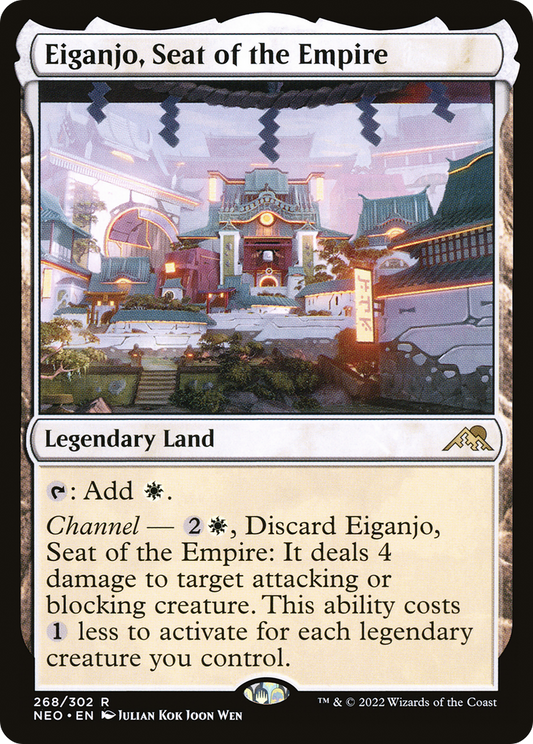 Eiganjo, Seat of the Empire [Kamigawa: Neon Dynasty] Foil