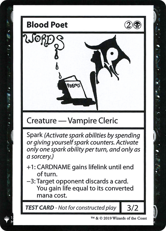 Blood Poet [Mystery Booster Playtest Cards]