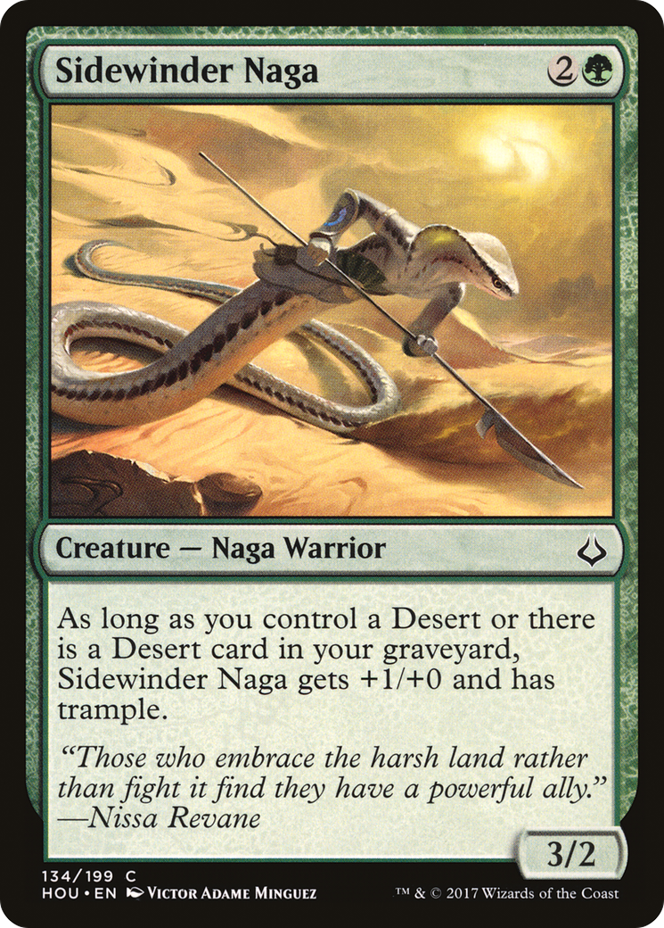 Sidewinder Naga [Hour of Devastation] | Silver Goblin