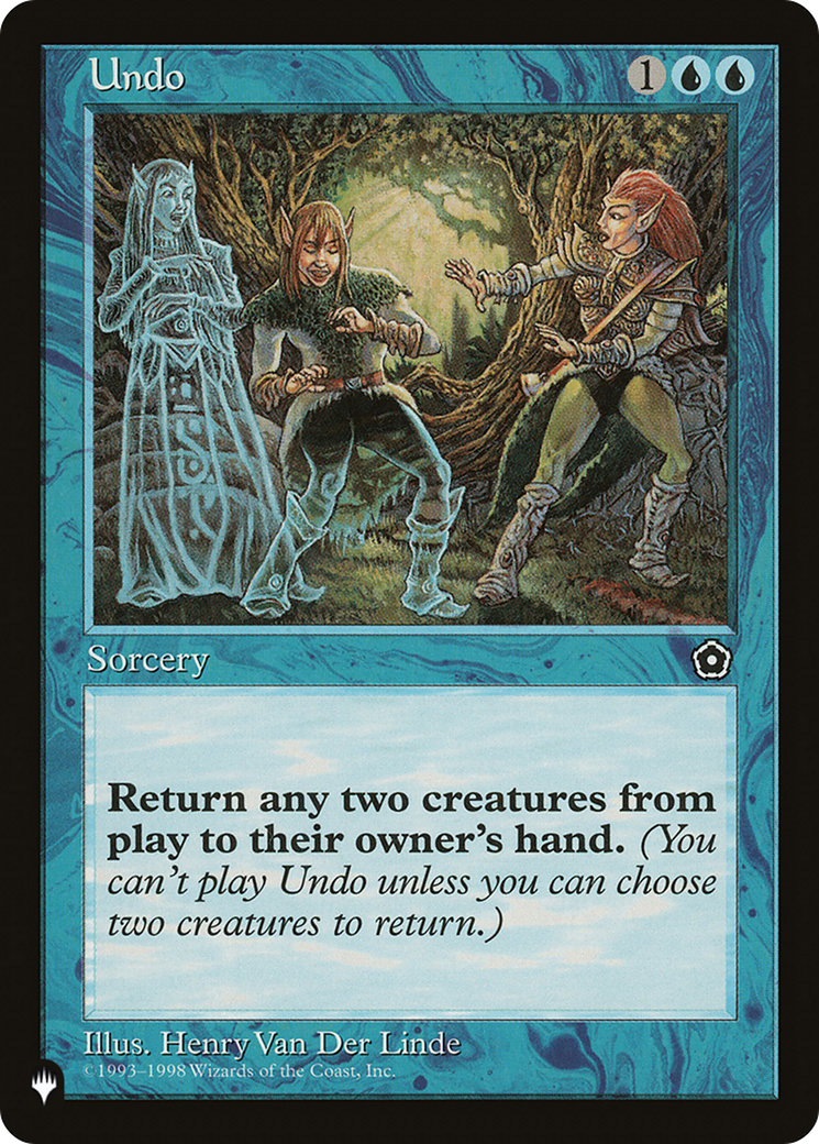 Undo [The List Reprints] | Silver Goblin