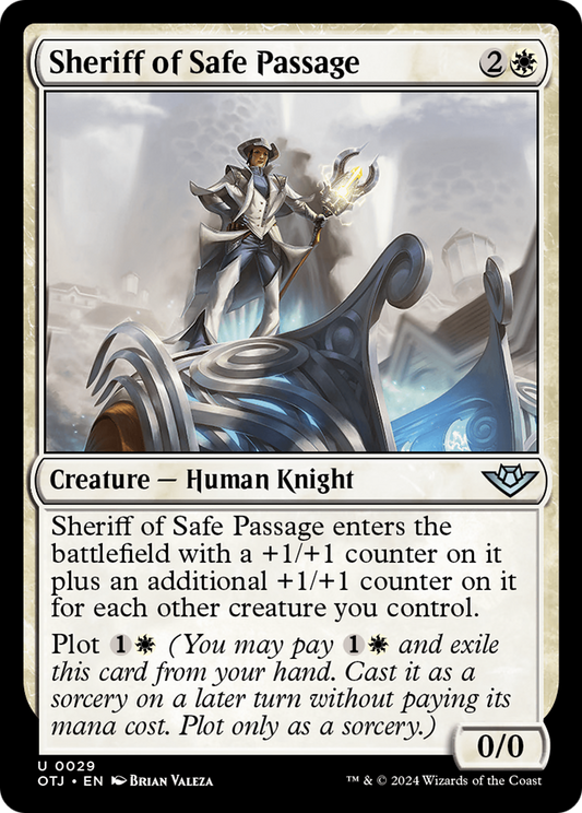 Sheriff of Safe Passage [Outlaws of Thunder Junction] Foil