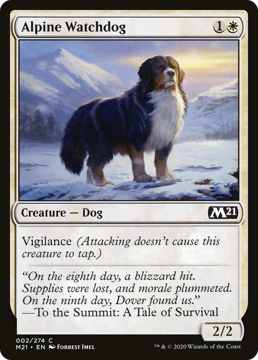 Alpine Watchdog [Core Set 2021] Foil