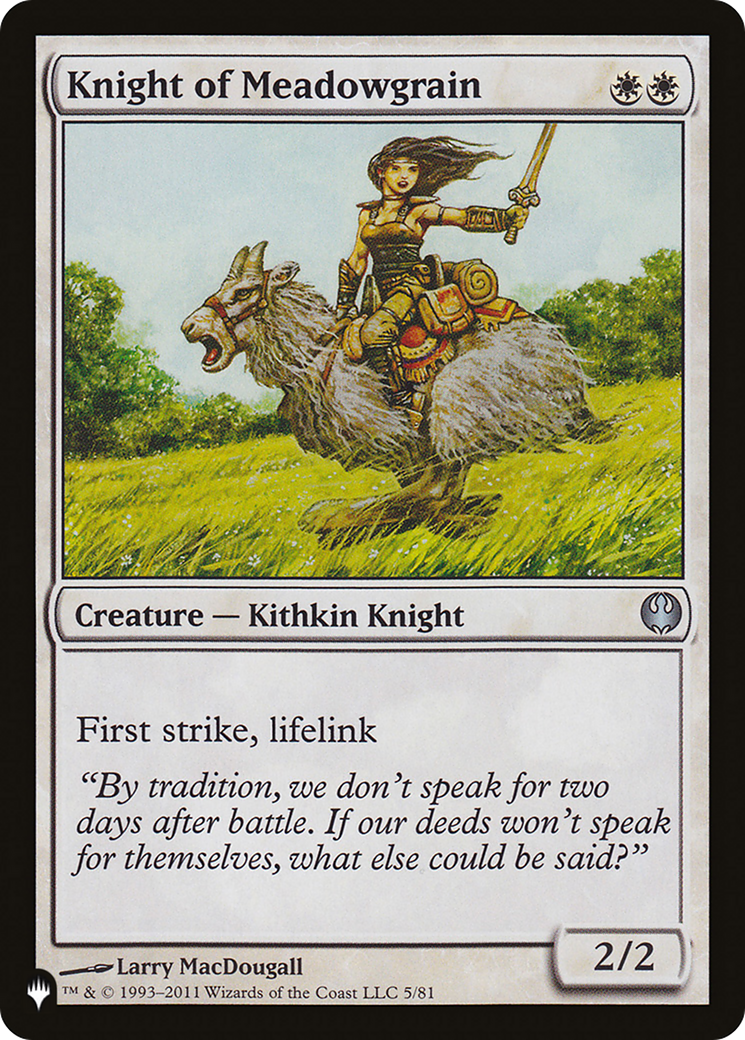 Knight of Meadowgrain [The List] | Silver Goblin