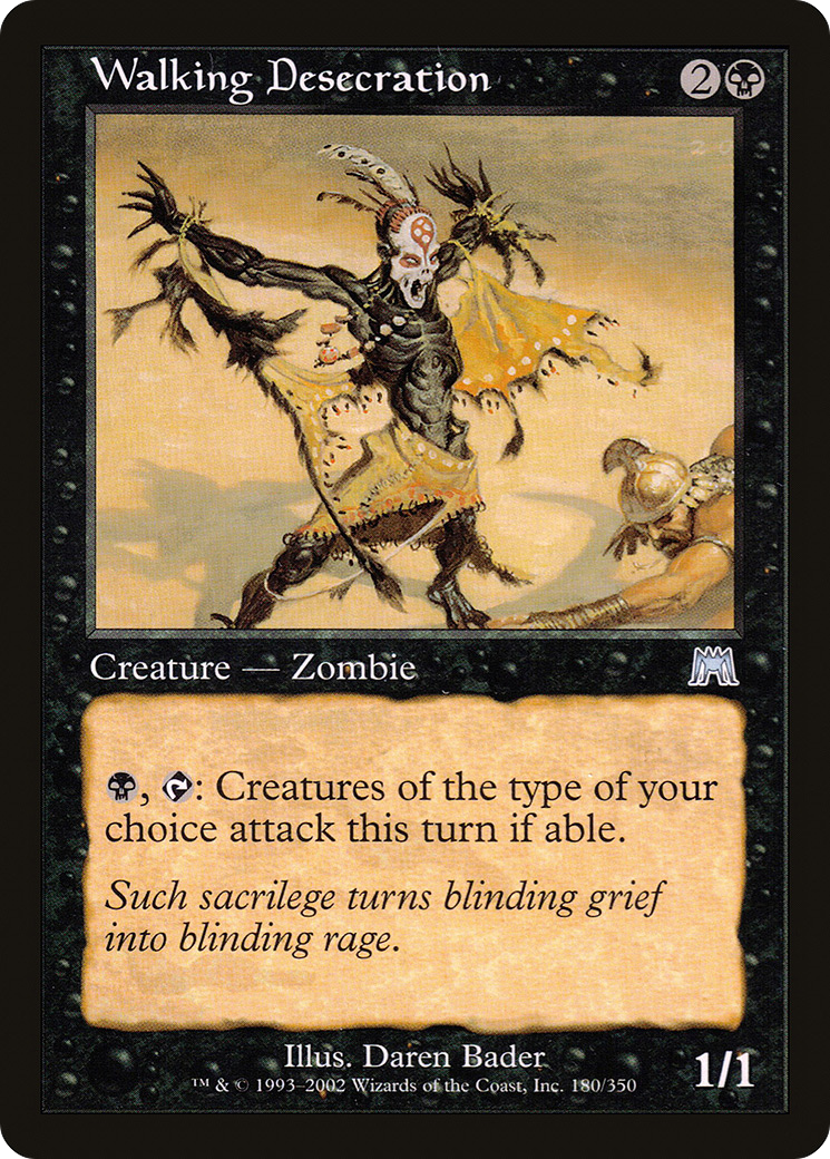 Walking Desecration [Onslaught] Foil