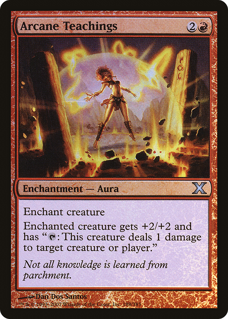 Arcane Teachings (188) Foil - Tenth Edition