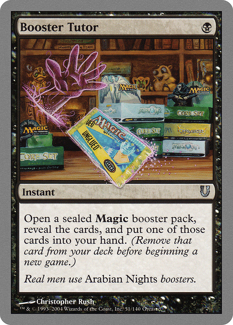Booster Tutor [Unhinged] Foil