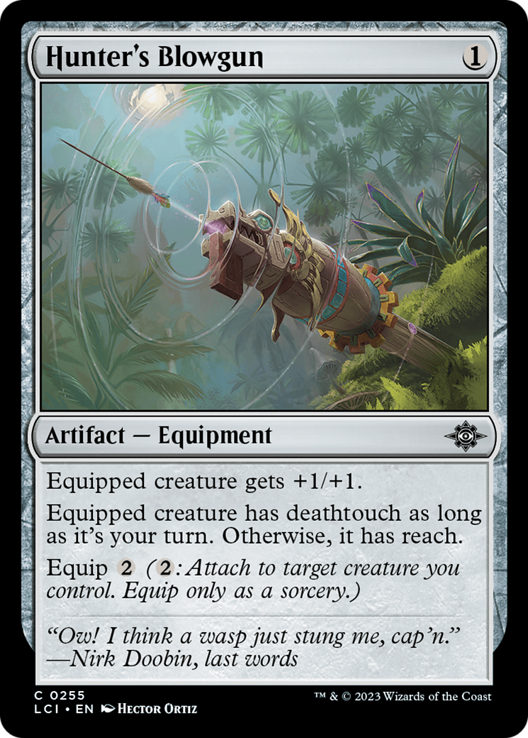 Hunter's Blowgun [The Lost Caverns of Ixalan] | Silver Goblin