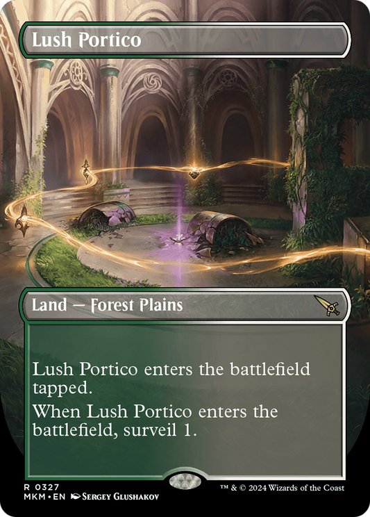Lush Portico (Borderless) [Murders at Karlov Manor] Foil