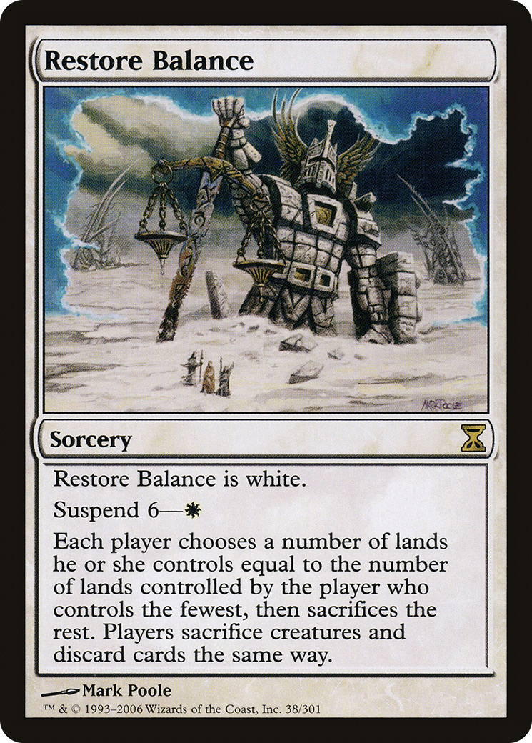 Restore Balance (038) - Time Spiral