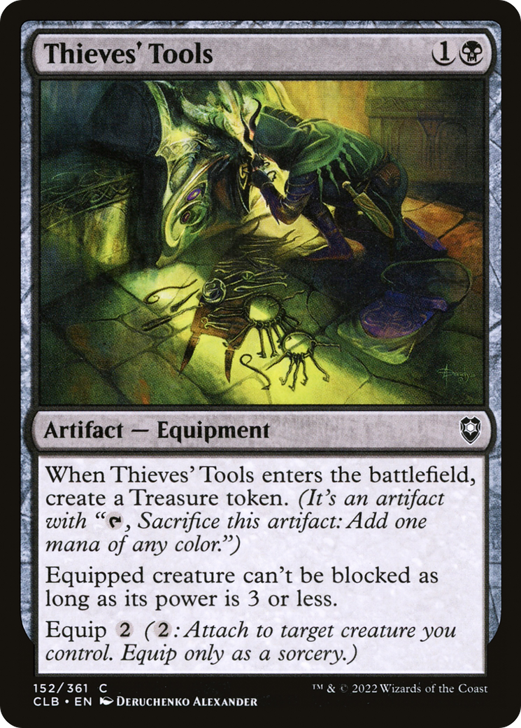 Thieves' Tools [Commander Legends: Battle for Baldur's Gate] Foil