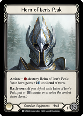 Helm of Isen's Peak [U-WTR042] (Welcome to Rathe Unlimited)  Unlimited Rainbow Foil | Silver Goblin