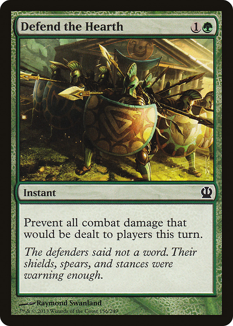 Defend the Hearth [Theros] Foil