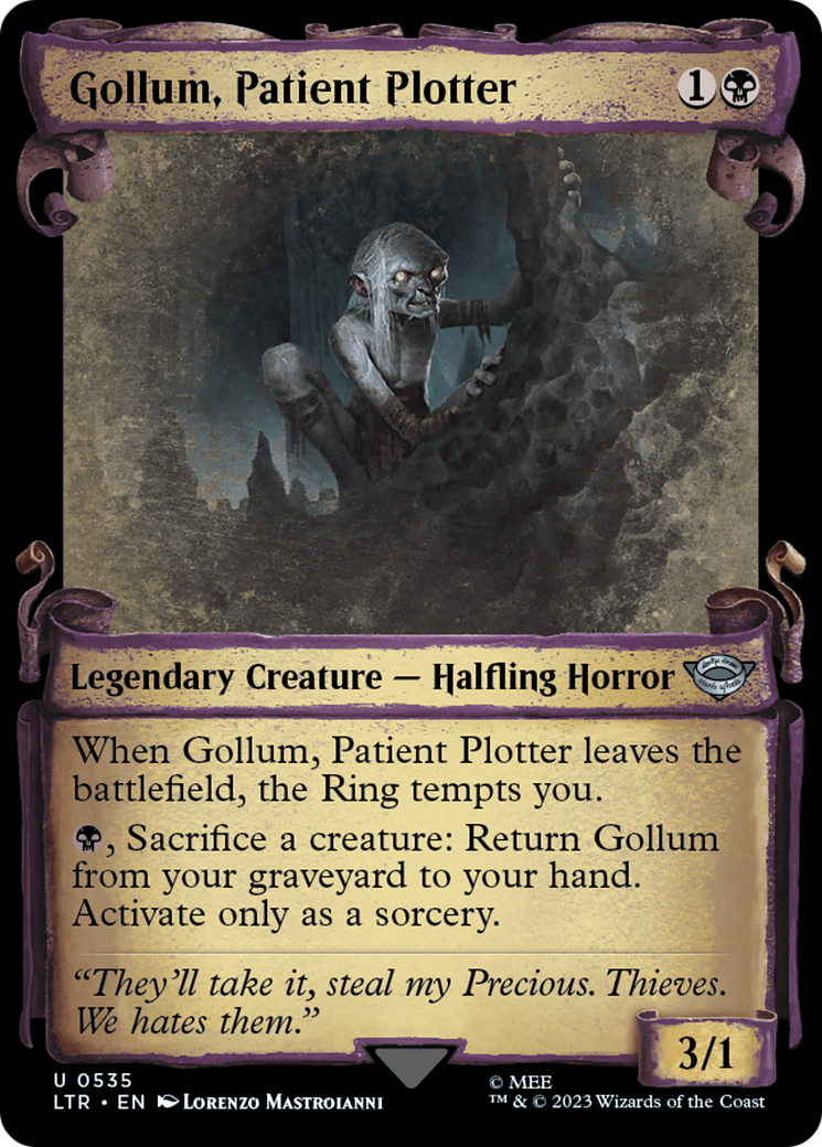 Gollum, Patient Plotter [The Lord of the Rings: Tales of Middle-Earth Showcase Scrolls] Foil