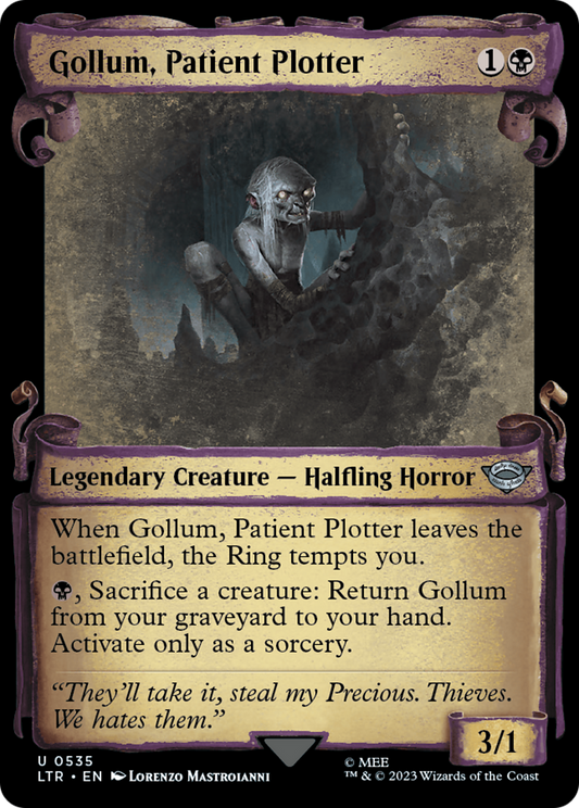 Gollum, Patient Plotter [The Lord of the Rings: Tales of Middle-Earth Showcase Scrolls] Foil