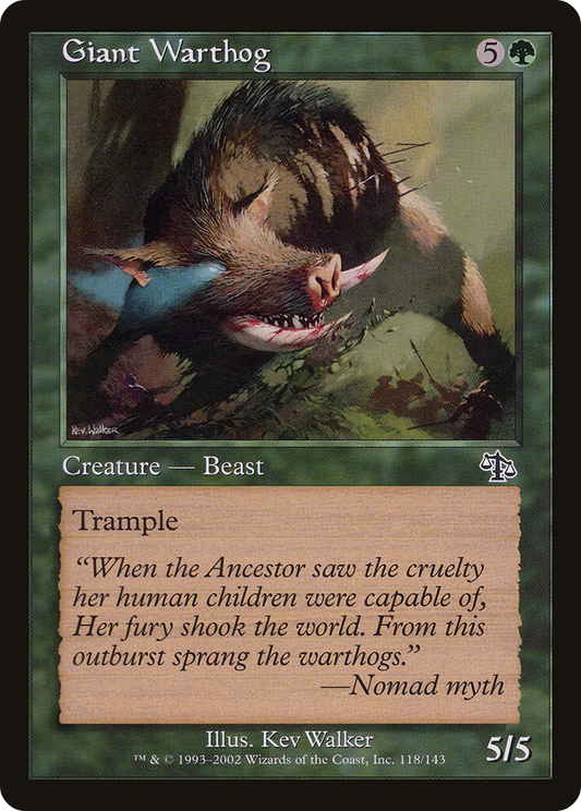 Giant Warthog [Judgment] Foil