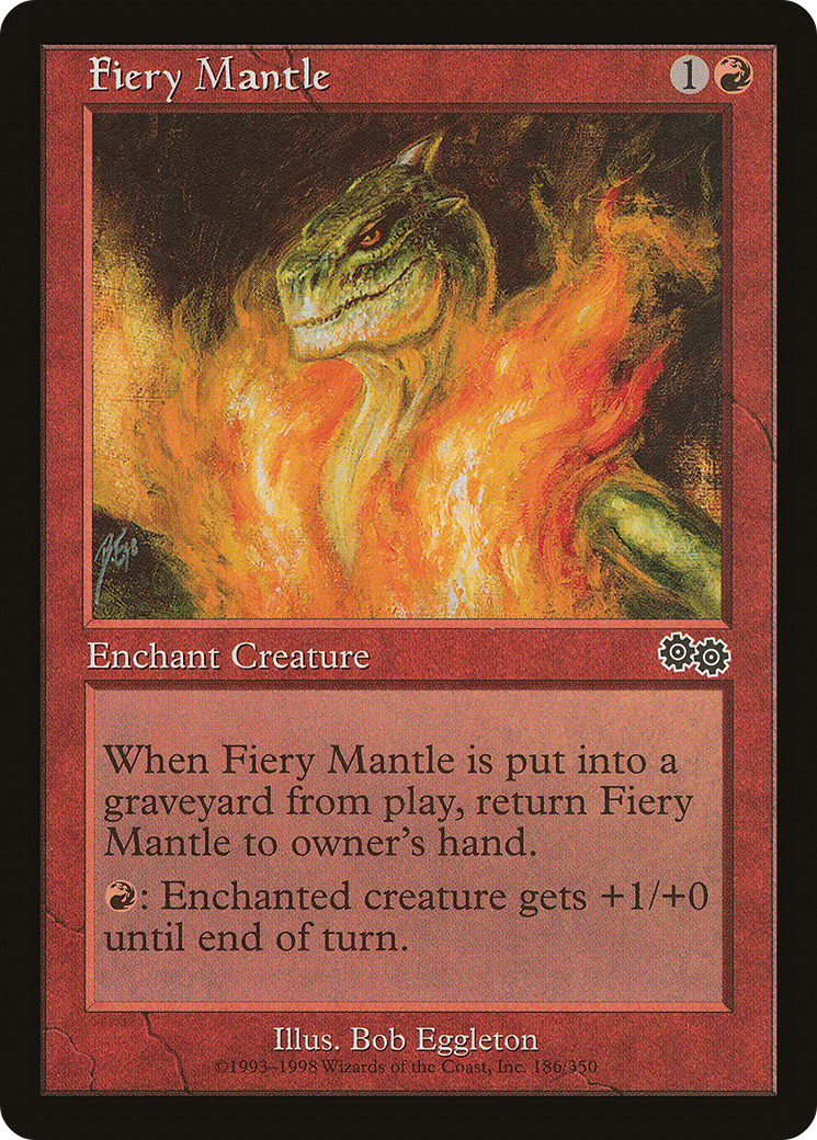 Fiery Mantle [Urza's Saga] | Silver Goblin