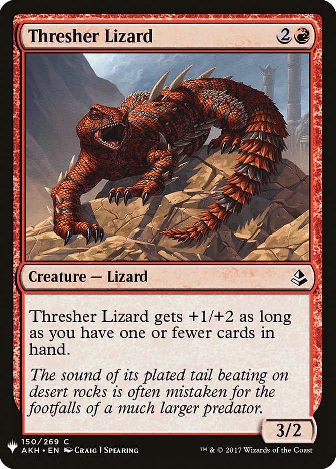 Thresher Lizard [Mystery Booster] | Silver Goblin