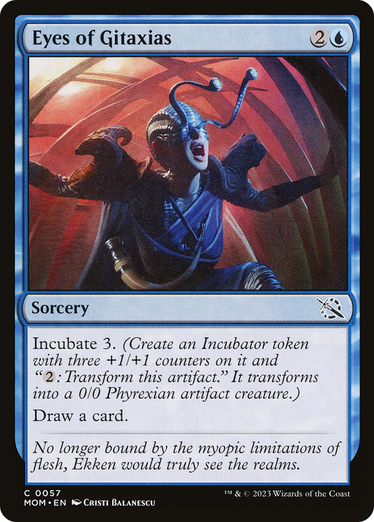 Eyes of Gitaxias [March of the Machine] Foil
