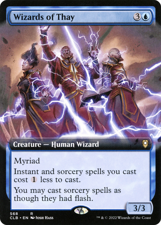 Wizards of Thay (Extended Art) [Commander Legends: Battle for Baldur's Gate] Foil