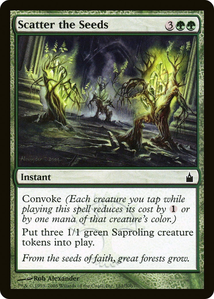 Scatter the Seeds (181) Foil - Ravnica: City of Guilds