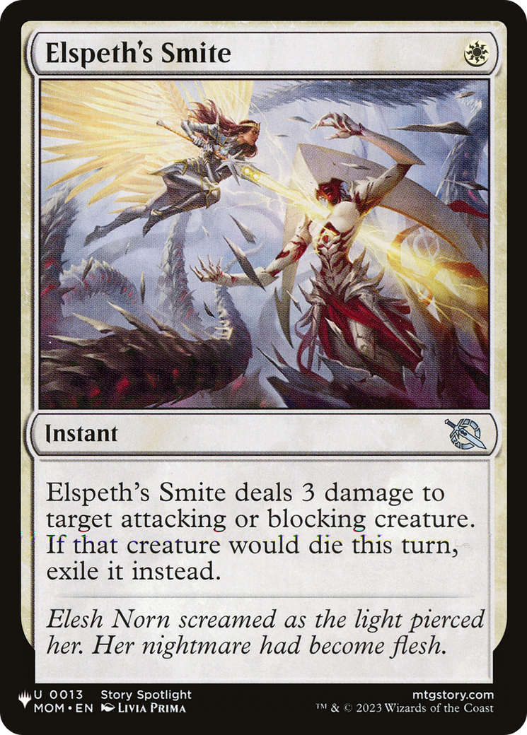 Elspeth's Smite [The List Reprints] | Silver Goblin