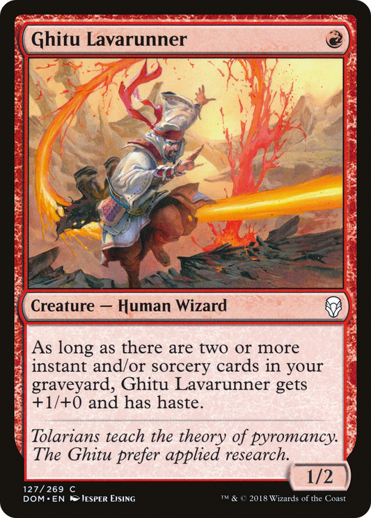 Ghitu Lavarunner [Dominaria] Foil