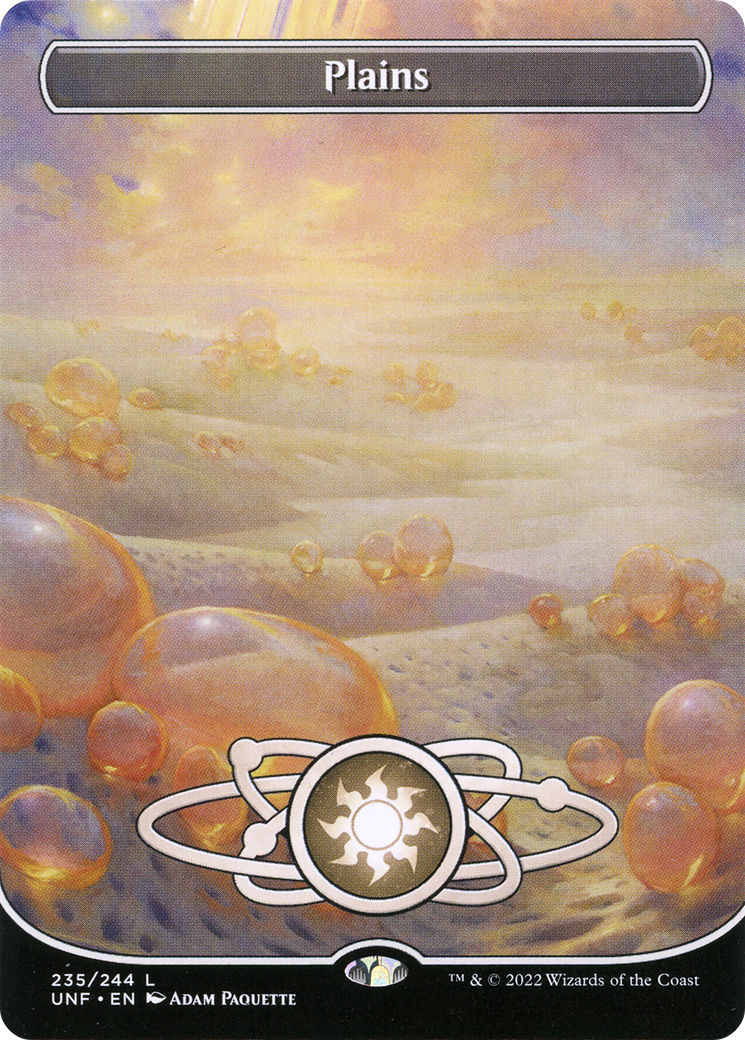 Plains (235) (Planetary Space-ic Land) [Unfinity] Foil