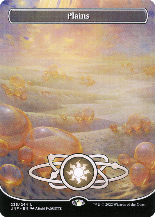 Plains (235) (Planetary Space-ic Land) [Unfinity] Foil