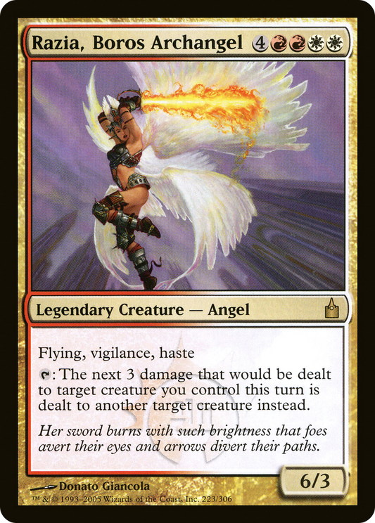 Razia, Boros Archangel [Ravnica: City of Guilds] Foil