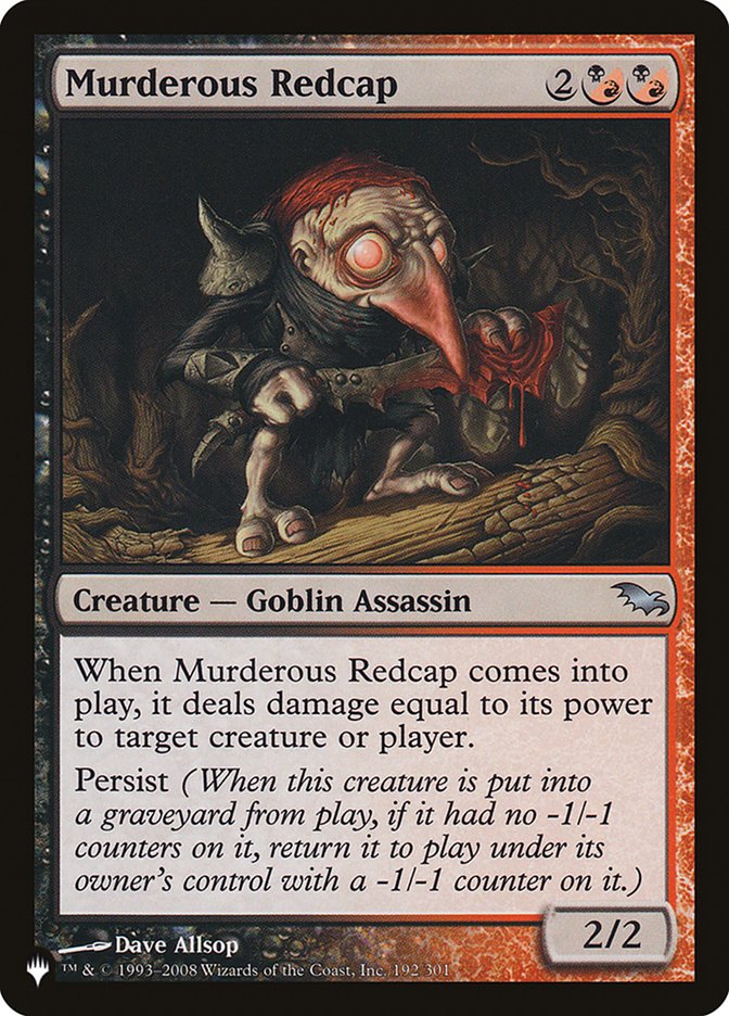 Murderous Redcap [The List] | Silver Goblin