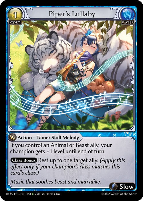 Piper's Lullaby (184) [Dawn of Ashes: 1st Edition] Foil