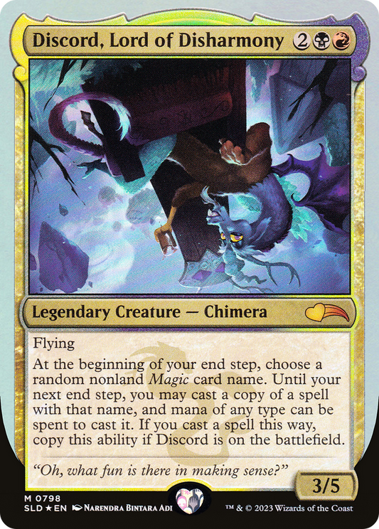 Discord, Lord of Disharmony [Secret Lair Drop Series] Foil