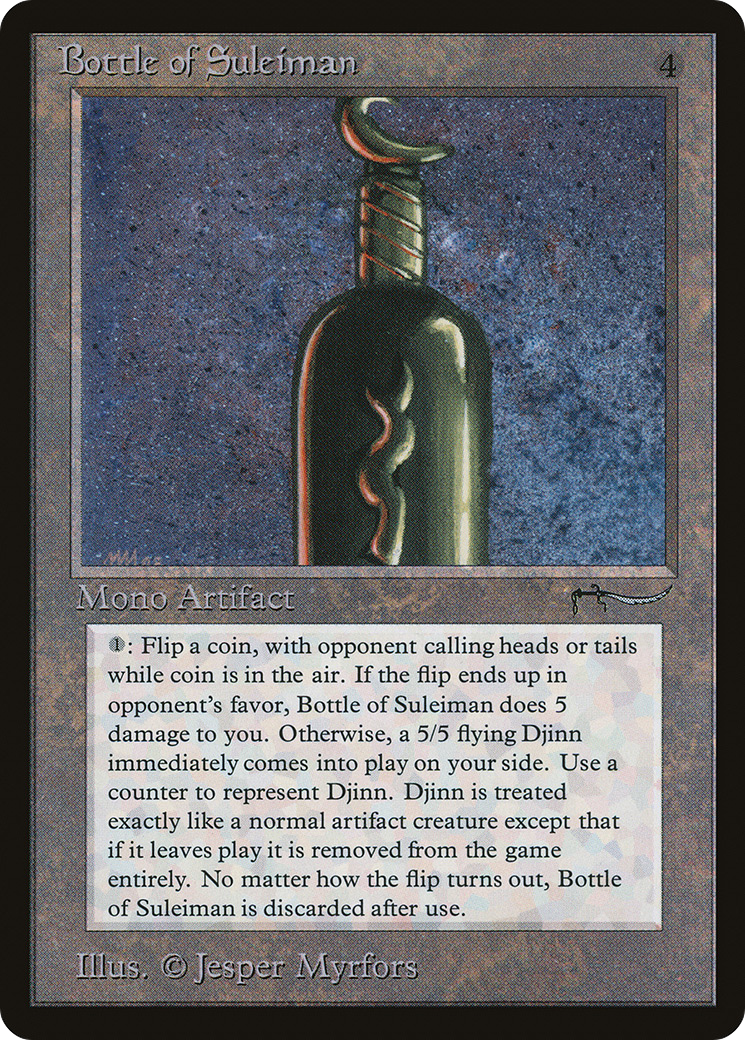 Bottle of Suleiman [Arabian Nights] | Silver Goblin