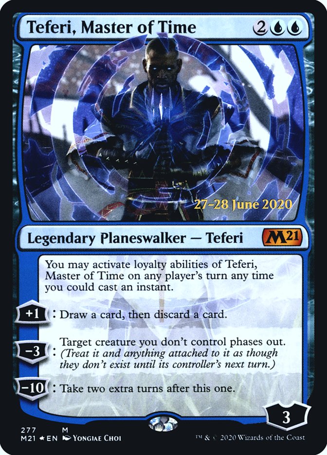 Teferi, Master of Time (277) [Core Set 2021 Prerelease Promos] | Silver Goblin