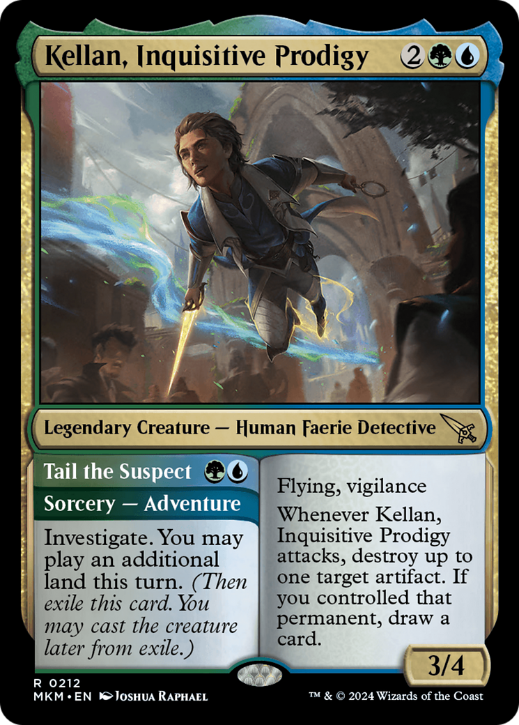 Kellan, Inquisitive Prodigy // Tail the Suspect [Murders at Karlov Manor] Foil