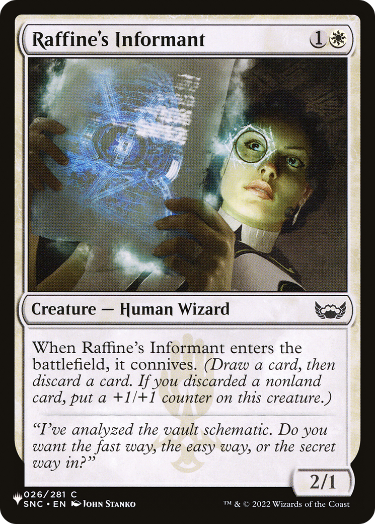 Raffine's Informant [The List] | Silver Goblin