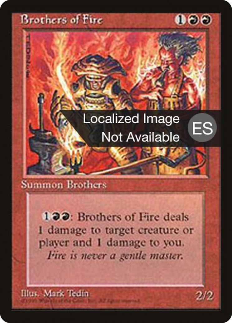 Brothers of Fire [Fourth Edition (Foreign Black Border)] | Silver Goblin