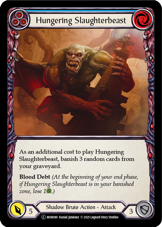 Hungering Slaughterbeast (Blue) Unlimited Edition  (MON149) - Monarch