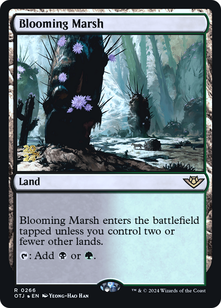 Blooming Marsh (OTJ) [Outlaws of Thunder Junction Prerelease Promos] | Silver Goblin