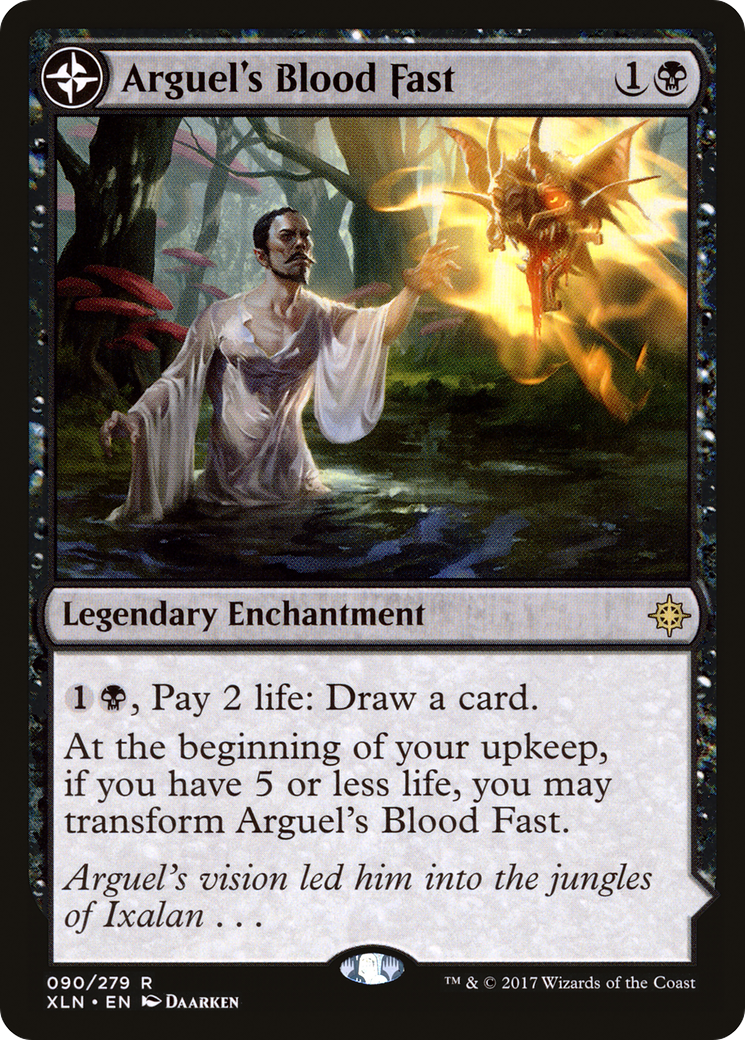 Arguel's Blood Fast // Temple of Aclazotz [Ixalan] | Silver Goblin